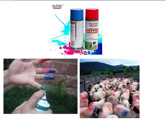 Peinture de jet de repérage de bétail de jet de moutons imperméables de séchage rapides de la peinture 600ml
